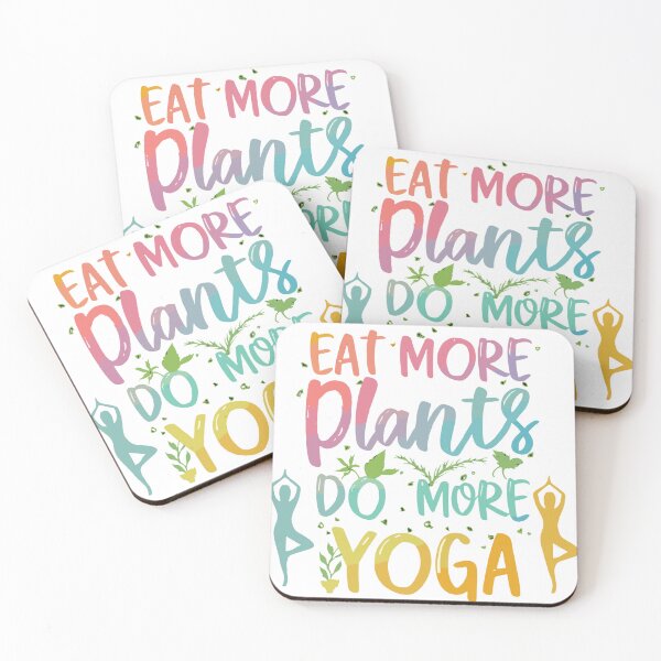Item preview, Eat more plants do more yoga designed and sold by ayadaz.