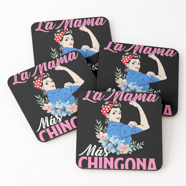 Item preview, La Mamá Más Chingona - Floral Mama Latina Mom Mother's Day designed and sold by SpeedyPrints.
