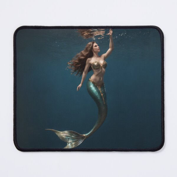 Item preview, Mermaid swimming on the surface designed and sold by piscesmermaid.