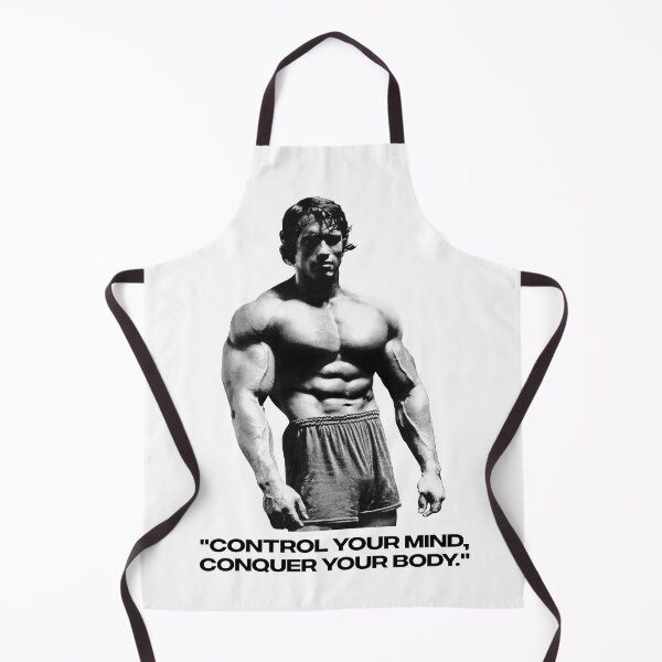 Item preview, Stoic Quote "Control your mind, conquer your body." Arnold. schwarzenegger Fan art designed and sold by HuzaifaNaveedh.