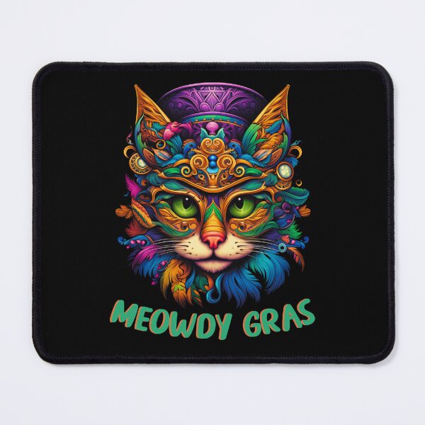 Artikelvorschau, Meowdy Gras Lustiges Meowdi Gras Mardi Gras entworfen und verkauft von Chmielayka.