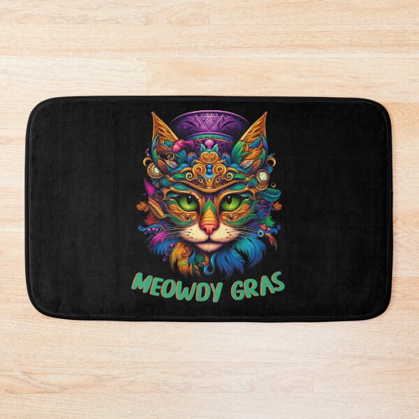 Artikelvorschau, Meowdy Gras Lustiges Meowdi Gras Mardi Gras entworfen und verkauft von Chmielayka.