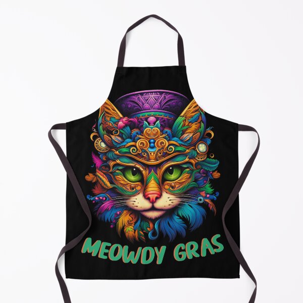 Artikelvorschau, Meowdy Gras Lustiges Meowdi Gras Mardi Gras entworfen und verkauft von Chmielayka.