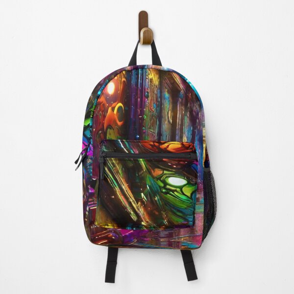 Item preview, Infinite Hallway of Color Pop Art - Sci Fi Art concept designed and sold by Delerat7.