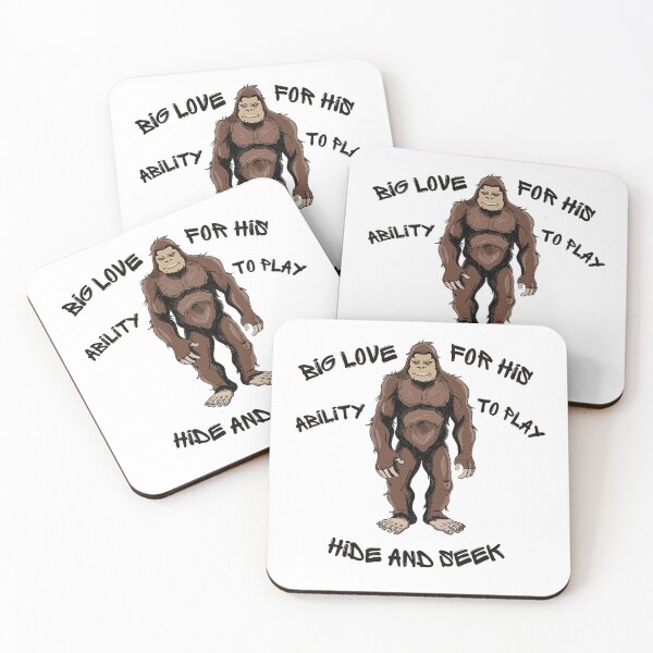 Item preview, Big Love For His Ability To Play Hide and Seek. Valentines Bigfoot designed and sold by Jakubos.