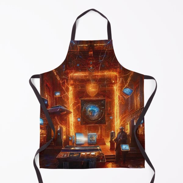 Item preview, Hackers Paradise - Surreal Sci Fi Art concept designed and sold by Delerat7.