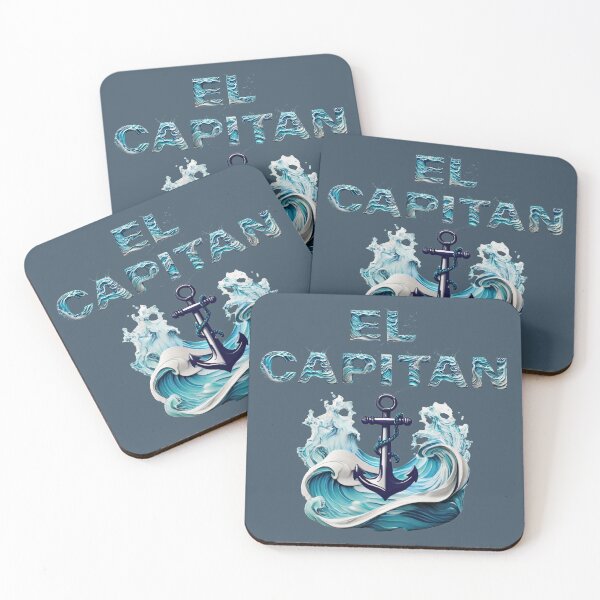 Item preview, El Capitan T-Shirt Anchor Funny Captain Skipper designed and sold by La Loca.