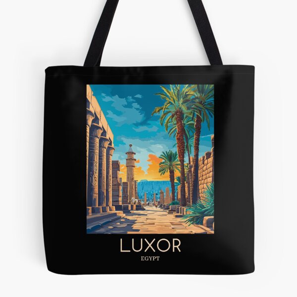 Item preview, A Pop Art Travel Print of Luxor - Egypt  designed and sold by StudioRedKoala.