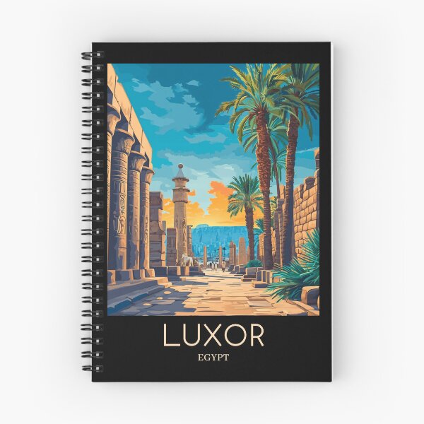 Item preview, A Pop Art Travel Print of Luxor - Egypt  designed and sold by StudioRedKoala.
