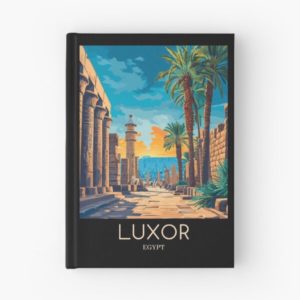 Item preview, A Pop Art Travel Print of Luxor - Egypt  designed and sold by StudioRedKoala.