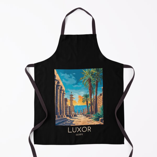 Item preview, A Pop Art Travel Print of Luxor - Egypt designed and sold by StudioRedKoala.
