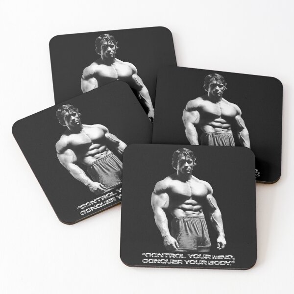Item preview, Stoic Quote "Control your mind, conquer your body." Arnold. schwarzenegger Fan art designed and sold by HuzaifaNaveedh.