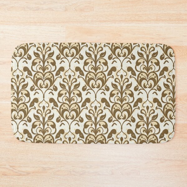 Item preview,  Damask - Brown Abstract ; Floral Pattern Decorative arabesque designed and sold by PatternInArt.