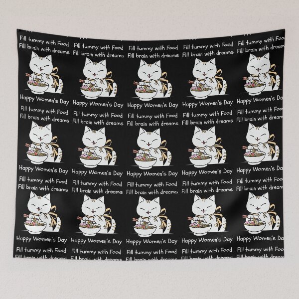 Item preview, Fill tummy with food, fill brain with dreams. Happy Women’s Day designed and sold by ButterflyDsgns6.