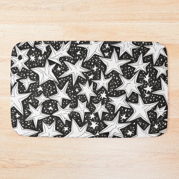 Item preview, Starry sky black and white designed and sold by Klickkunstwerke.