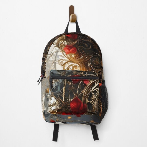 Item preview, Surreal Bio Punk Red and Gold - Sci Fi Art concept designed and sold by Delerat7.