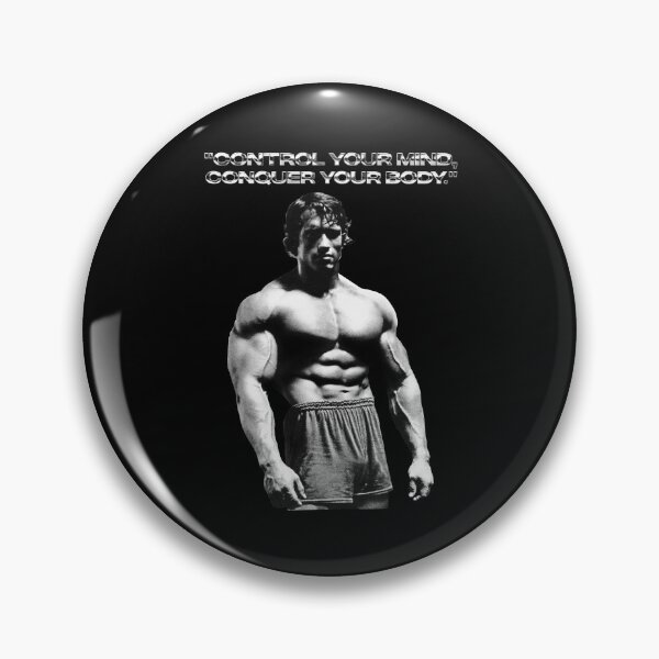 Artikelvorschau, Stoisches Zitat „Kontrolliere deinen Geist, beherrsche deinen Körper.“ Arnold. Schwarzenegger Fan-Kunst entworfen und verkauft von HuzaifaNaveedh.