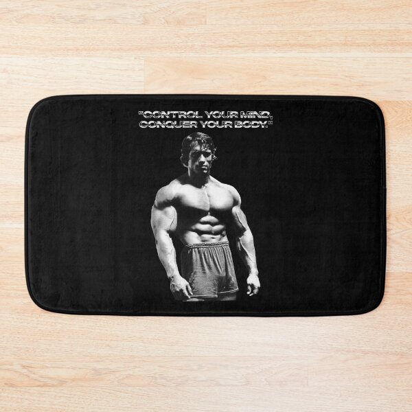 Item preview, Stoic Quote "Control your mind, conquer your body." Arnold. schwarzenegger Fan art designed and sold by HuzaifaNaveedh.