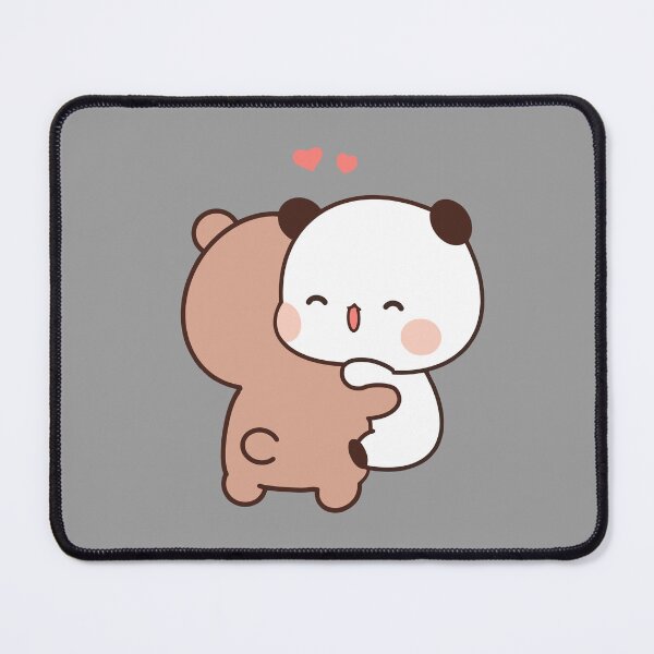 Item preview, Love Hug between DuDu Bear and BuBu Panda❤️ designed and sold by Pandety.