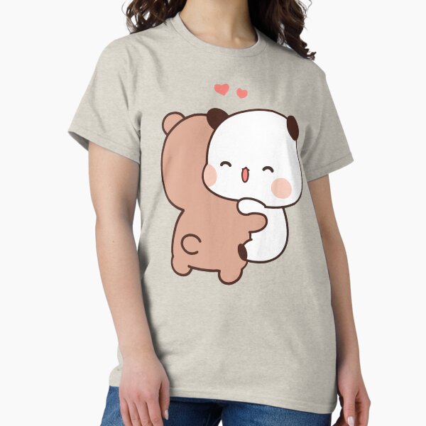 Item preview, Love Hug between DuDu Bear and BuBu Panda❤️ designed and sold by Pandety.