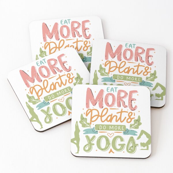 Item preview, Eat more plants do more yoga designed and sold by ayadaz.
