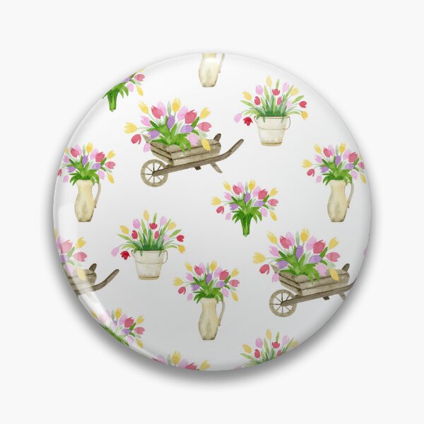 Item preview, Watercolor tulips designed and sold by tapilipa.