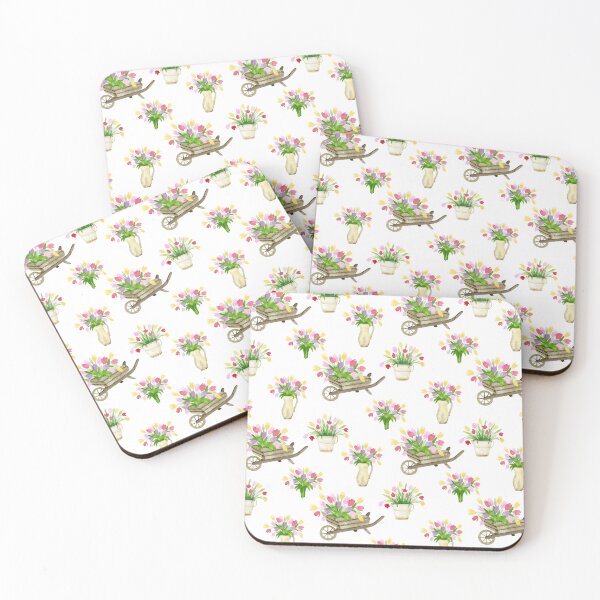 Item preview, Watercolor tulips designed and sold by tapilipa.