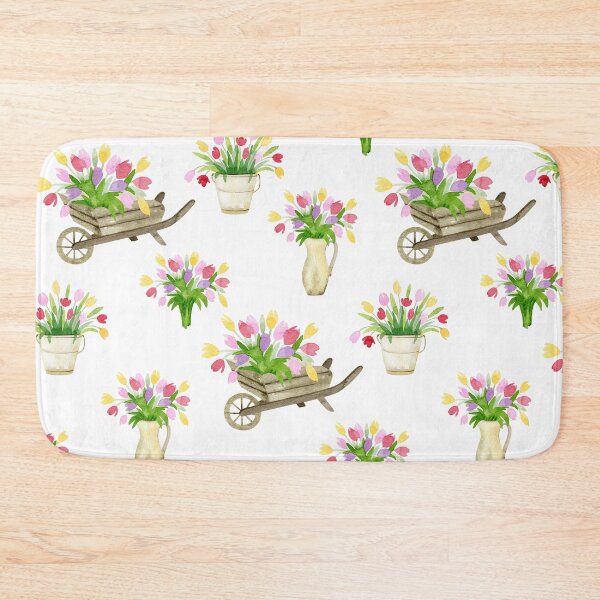 Item preview, Watercolor tulips designed and sold by tapilipa.