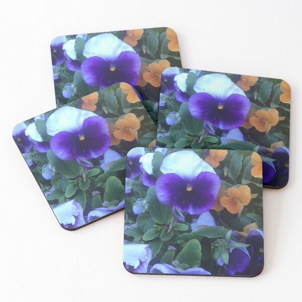 Item preview, Multicolor Pansies designed and sold by Sarah Meytin.
