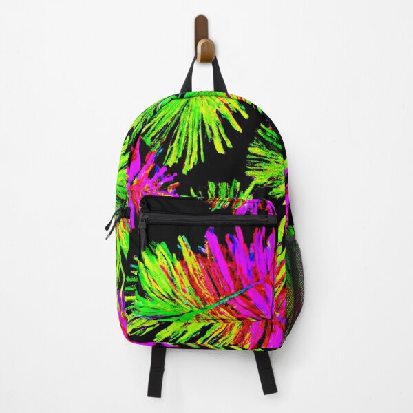 Item preview, Elegant Leaf Pattern Neon Vibes designed and sold by Health And Fitness Posts e-Store.
