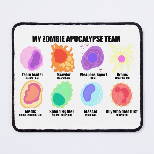 Item preview, Immune System Zombie Apocalypse Team designed and sold by LlGHT-BRlNGER.