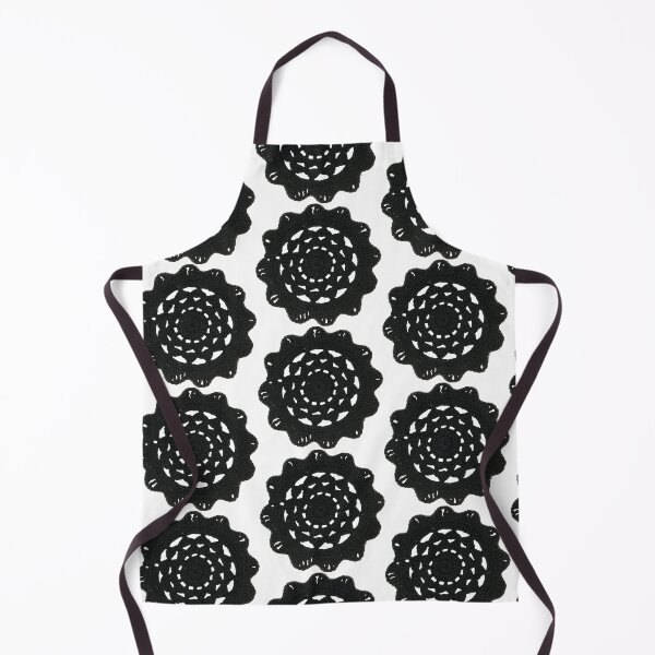 Item preview, Black lace crochet flower designed and sold by Phoebew03.