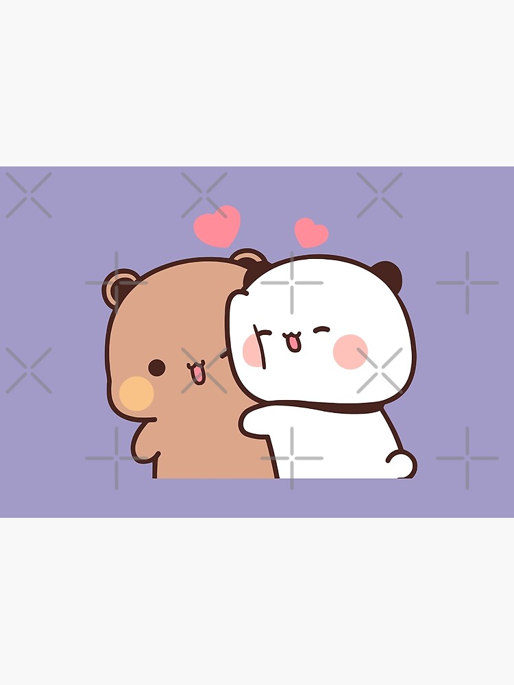 Dudu And Bubu Nesthome Kawaii Panda Bear Hug Bubu And Dudu Love Is Being Cinema Pogether San Valentino Divertente Regalo Unisex Pullover Felpa Con Cappuccio Bubu Dudu