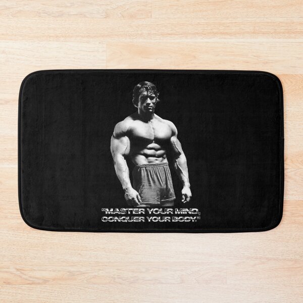 Item preview, Stoic Quote "Master your mind, conquer your body." Arnold. schwarzenegger Fan art designed and sold by HuzaifaNaveedh.