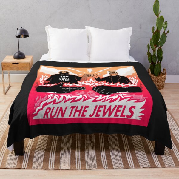 Run The retailer Jewels Official Destroyer Woven Blanket Throw