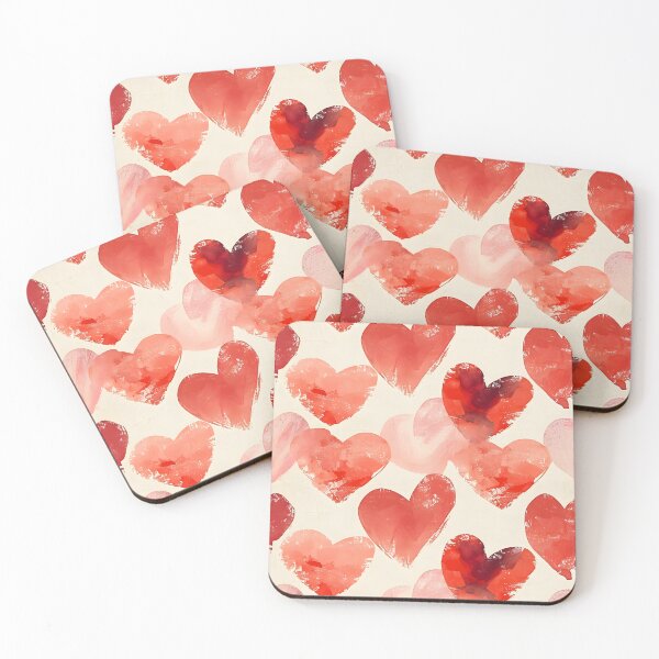 Item preview, Serenade of Hearts - Impressionist Valentine's Day Canvas designed and sold by Moisky Patterns.