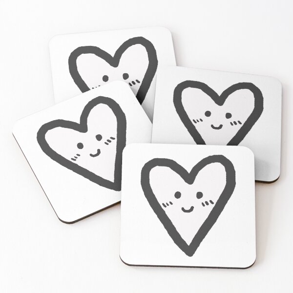 Item preview, white cute heart designed and sold by sehrishsunrise.