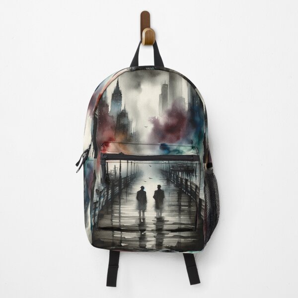 Item preview, Noir Vintage Foggy Wharf Encounter designed and sold by RESToRAPTOR.