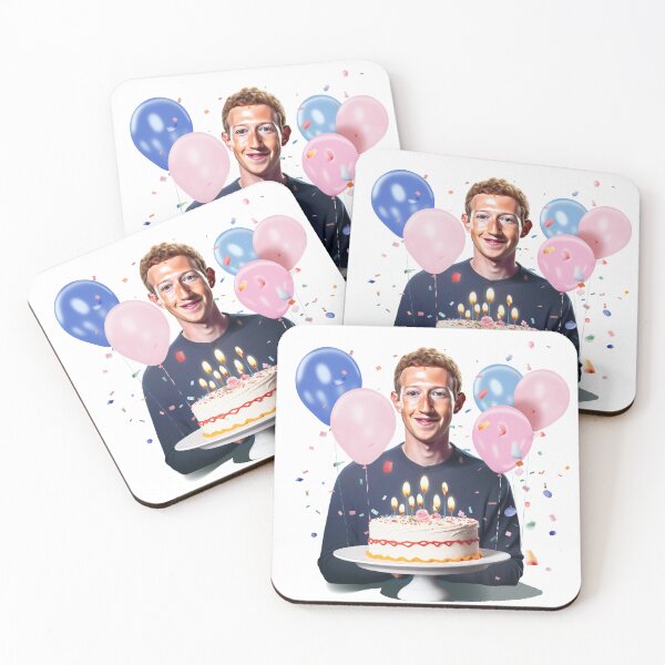 Item preview, Mark Zuckerberg Happy Birthday designed and sold by spiritedmuse.