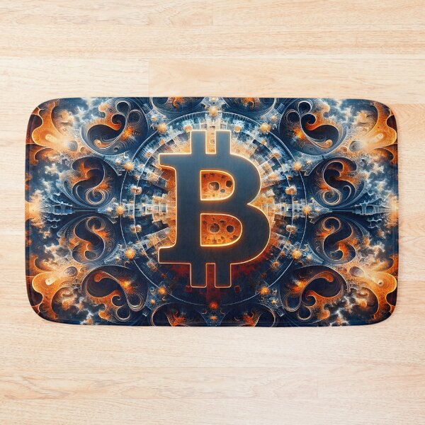Item preview, Bitcoin Fractal Elegance: A Symphony of Color designed and sold by BitacoreX.