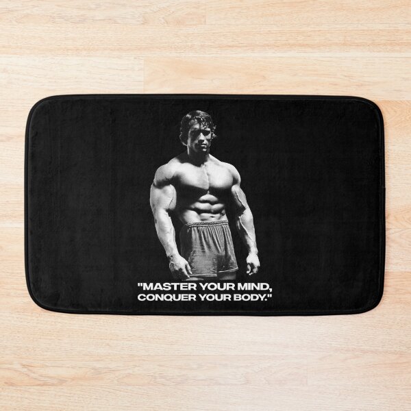Item preview, Stoic Quote "Master your mind, conquer your body." Arnold. schwarzenegger Fan art designed and sold by HuzaifaNaveedh.