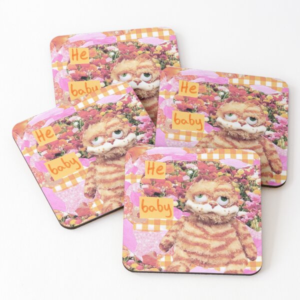 Item preview, He baby - cursed garfield plush designed and sold by OnBambisMind.