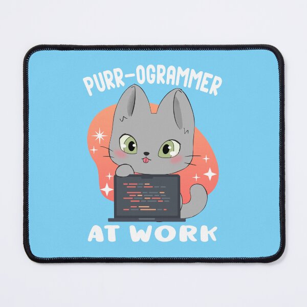 Item preview, Purr-ogrammer at work designed and sold by samah82.