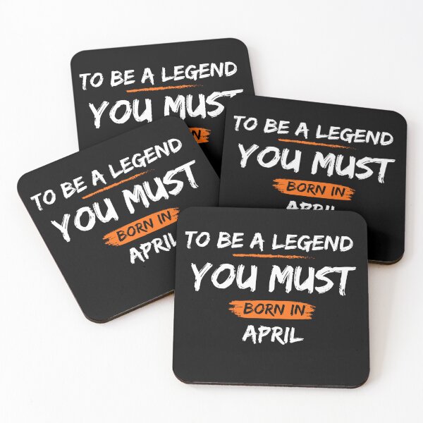 Item preview, To be a legend you must born in  April Legends are born in  April Birthdays T-shirts, Legends Are Born On  April Shirts, Legends  April Tshirt, Legend Born Shirt  designed and sold by Hamzakhotbi.