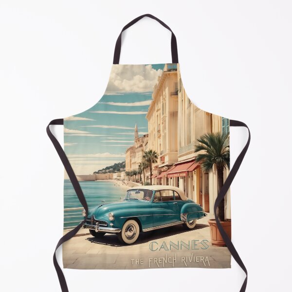 Item preview, Sun-Kissed Splendor: Vintage Cannes Travel Poster designed and sold by Ceemko's Vintage Corner.