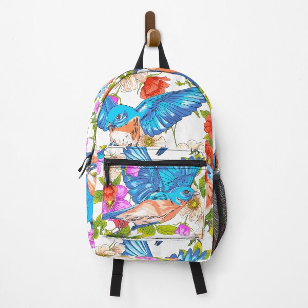 Item preview, Eastern bluebirds amid the botanical gardens designed and sold by ThiwaArtbyHeart.