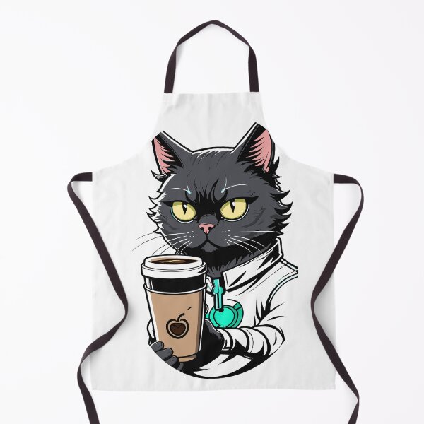 Item preview, Coffee Cat, Cat with Coffee Addiction, designed and sold by cutenesss.