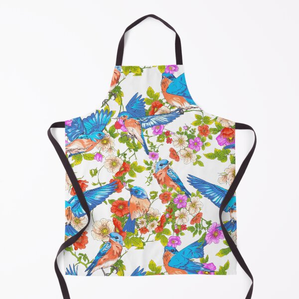 Item preview, Eastern bluebirds amid the botanical gardens designed and sold by ThiwaArtbyHeart.
