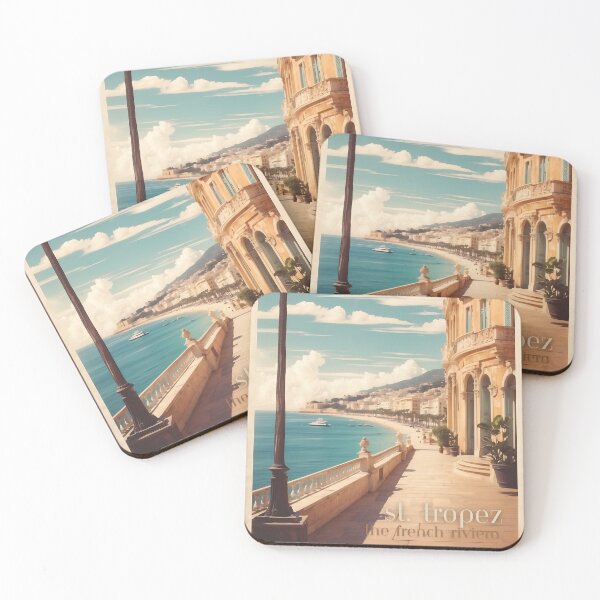 Item preview, Retro Chic: St. Tropez Vintage Travel Poster designed and sold by Ceemko's Vintage Corner.