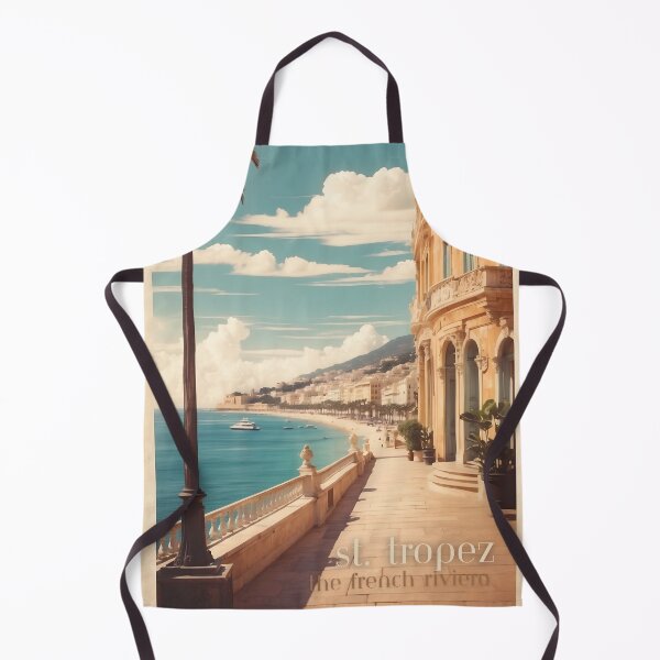 Item preview, Retro Chic: St. Tropez Vintage Travel Poster designed and sold by Ceemko's Vintage Corner.